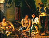 Women of Algiers in their Apartment by Eugene Delacroix